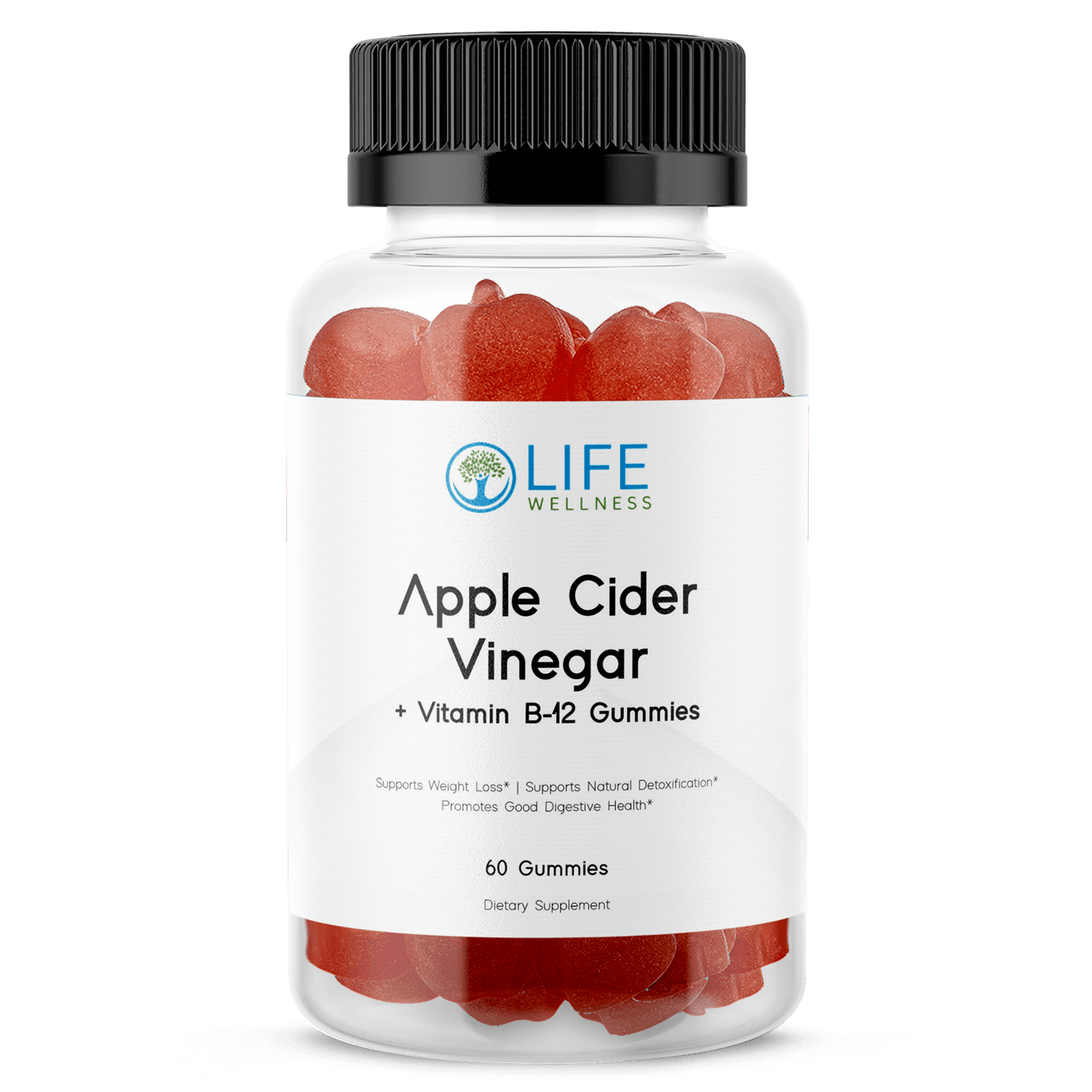 Apple Cider Vinegar + Vitamin B-12 Gummies